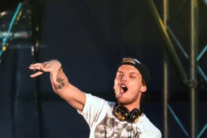 Imatge del dj durant una actuació al festival Summerburst, a l'estadi Ullevi de Gothenburg, Suècia.