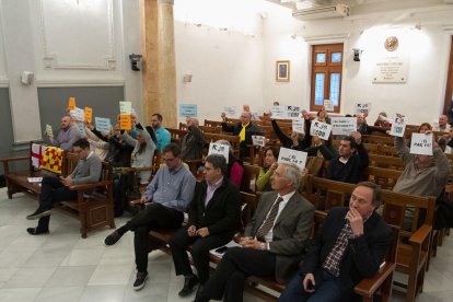 Colectivos de todo tipo han hecho visibles sus reivindicaciones en el salón de plenos en los últimos tiempos.