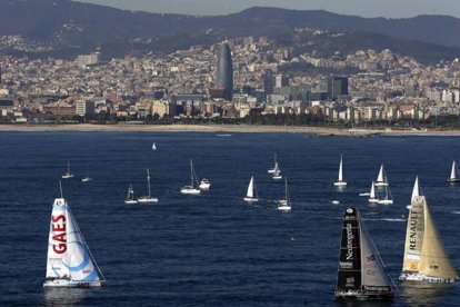 Imatge d'arxiu d'una anterior edició de la Barcelona World Race.