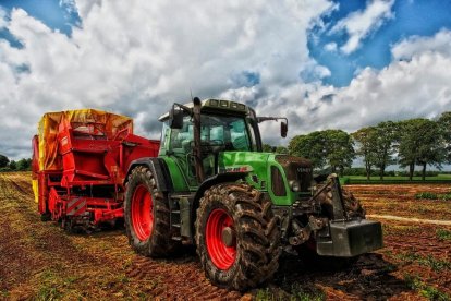 Imatge d'arxiu d'un tractor.