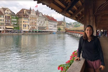 Imagen de la Júlia Ferré en la ciudad de Luzern, también en Suiza.