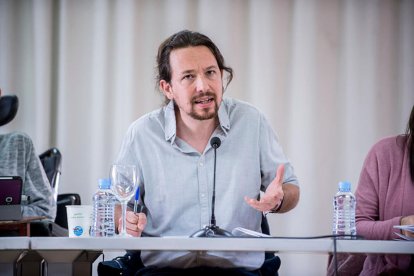 El líder de Podemos, Pablo Iglesias, no encabezaría la moción de censura cotra Rajoy.