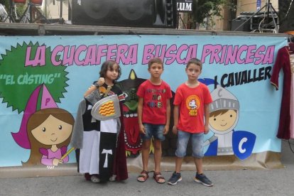 Arnau Bustamante, ahir, a les Festes del Barri del Port.