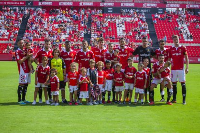 La alineación del Nàstic de este domingo.