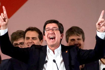 El cabeza de lista de Ciudadanos en Andalucía, Juan MArín.