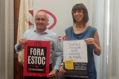 Imagen de la presentación de las dos campañas de los comercios de Valls.