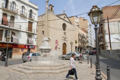 Imatge de la plaça de la Sang de Reus.