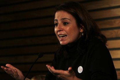 La portaveu del PSOE al Congrés, Adriana Lastra