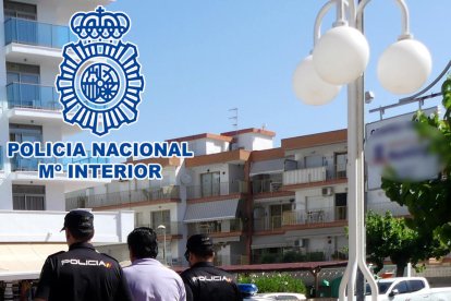 Imagen de agentes de la Policía Nacional llevándose al detenido.