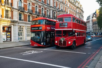 Imatge d'arxiu d'un autobús de Londres.