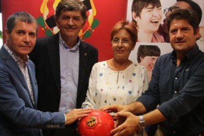 El club i la Fundació s'han unit per donar a conèixer els seus projectes.