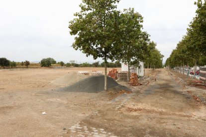 Aquest és l'estat que presentaven les obres a finals d'agost.