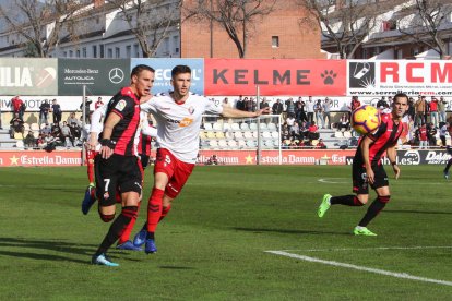 Querol, durante un partido con el Reus.