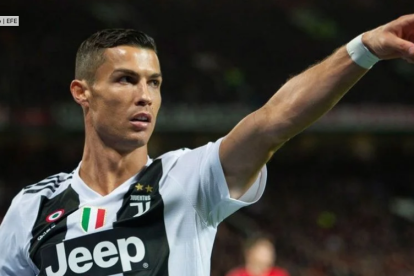 Cristiano Ronaldo, con la camiseta de la Juventus