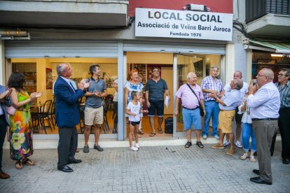 Un instante del estreno del nuevo espacio de la entidad.