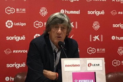 Enrique Martín durante la rueda de prensa del viernes.