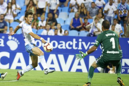 Imatge d'arxiu d'un partit del Real Zaragoza a la Romareda,  en les jornades inicials de la temporada.