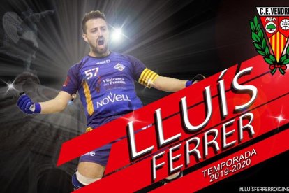 Lluís Ferrer, procedent del Vilafranca, és una de les noves incorporacions del CE Vendrell de cara a la pròxima campanya.