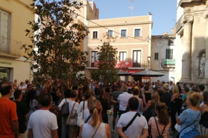 Minut de silenci al Vendrell.