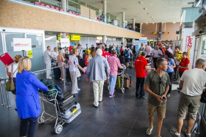 Una imatge d'arxiu de l'interior de l'Aeroport.