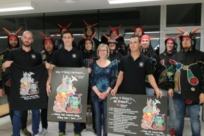 Presentació del programa d'actes per commemorar el 40 aniversari del Ball de Diables.