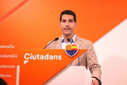 Pla mitjà del diputat de Ciutadans (Cs), Nacho Martín.