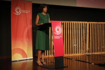 La directora de España Global, Irene Lozano, durante la jornada de SCC.