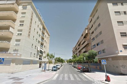 Calle Jalón de Málaga, donde se ha producido el suceso.