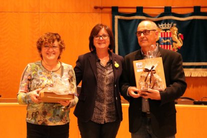 Joan Oriol i Montse Benaiges s'han acomiadat avui oficialment dels seus companys.