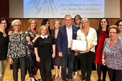 L'alcalde i la regidora de Benestar i Serveis Socials van acompanyar al Grup a l'acte de l'Auditori del Liceu de Barcelona.