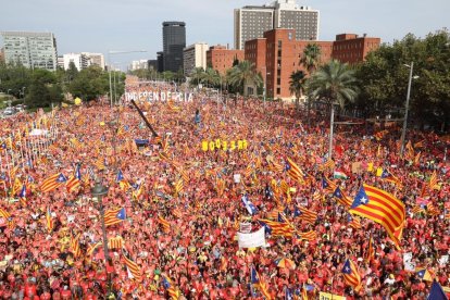 Imagen de la Diada de 2018.