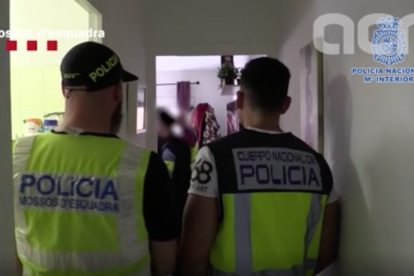 Imagen de la operación policial.