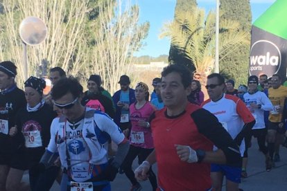 Momento de la anterior edición de la carrera de montaña de La Riera.