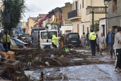 Imatge de l'estat del municipi de Sant Llorenç des Cardassar aquest 10 d'octubre.