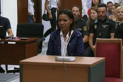 Ana Julia Quezada durant la seva declaració el passat dimarts.