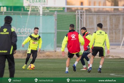 L'Elche, entrenant aquesta setmana.