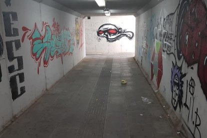 Imagen del túnel de la estación de Vila-seca.