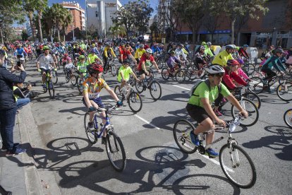 La sortida de la Bicicletada de l'any passat