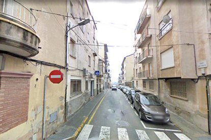 El carrer Sant Sebastià ha estat un dels més afectats per l'avaria.