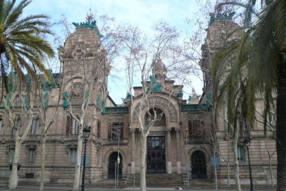 Imatge d'arxiu del Palau de Justícia que acull l'Audiència de Barcelona.