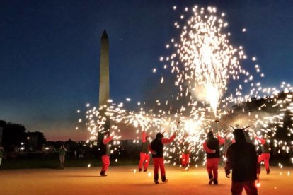 Imatge d'una de les actuacions de l'any passat a l'Aplec Internacional que es va celebrar a Washington.