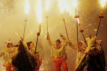 Imagen de archivo de la Colla Diables Foc i Gresca.