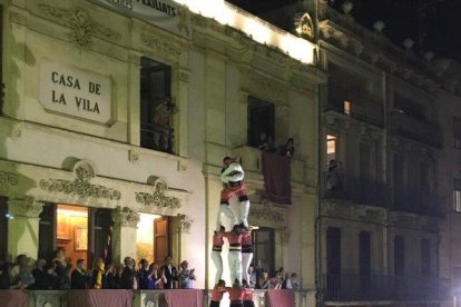 El 3 de 9 amb folre, l'únic castell de la Colla Vella.