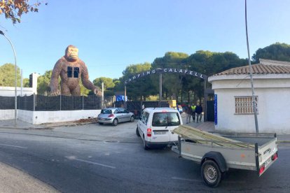 Imatge de l'antic càmping on s'obrirà el nou parc