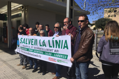 Imagen de la concentración en Salou.