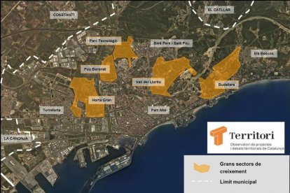 Relació de zones que SOS Costa Daurada defensa que s'han de protegir i conservar.