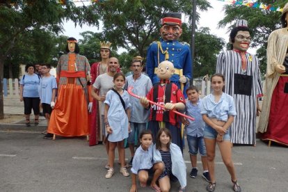 El Gegantó participó el fin de semana pasado en las fiestas de Blancafort.