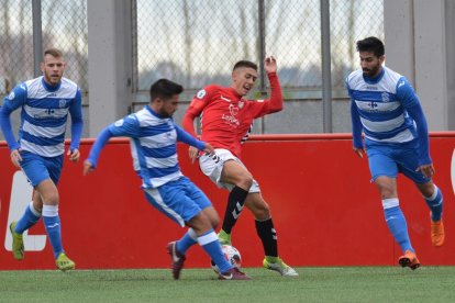 Sergio Montero es un habitual en los entrenamientos del primer equipo, pero juega con la Pobla.