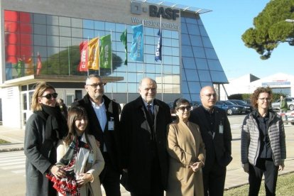 Cunillera ha podido visitar el centro de producción de BASF.