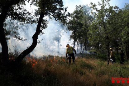 Una imagen de archivo de un incendio.